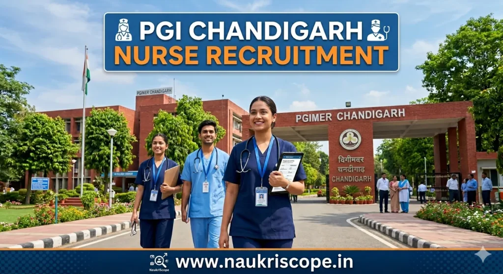 PGI Chandigarh Nurse Recruitment 2026 Notification Out, Apply Online