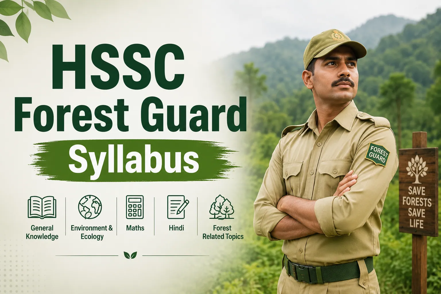 HSSC Forest Guard Syllabus 2026 Complete Details