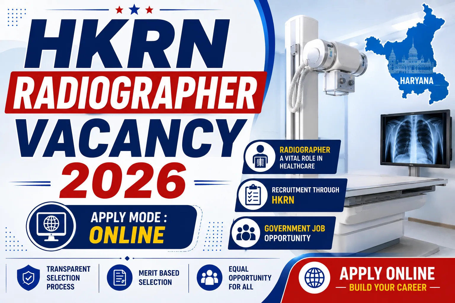 HKRN Radiographer Vacancy 2026 Notification Out; Apply Online
